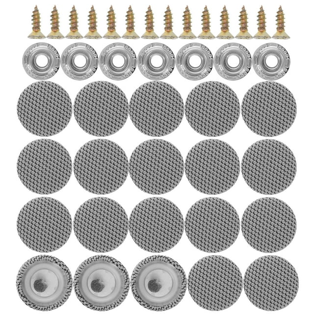 Miangastore 50Pcs Car Roof Repair Rivets Headliner Repair Button Auto Roof Snap Rivets Retainer for Interior Ceiling Cloth Fixing Repair