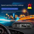 thumbnail image 4 of Universal HUD X 98 Car Solar Digital Meter GPS Speedometer Overspeed Alarm Distance Altitude Head Up Display, 4 of 5