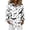 White, variant on Delconic Womens Halloween Print Button Down Shirt Long Sleeve Casual Regular Fit Collared Blouse Pumpkin Pattern Top Black L
