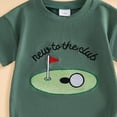 thumbnail image 4 of Baby Onesies Boy Newborn Infant Baby Boy Girl Golf Short Sleeve Romper New To The Club Bubble Outfit Summer Jumpsuit Clothes, 4 of 6