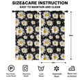 thumbnail image 2 of Blackout Kids Curtains,Black Sunflower Childrens Insulated Curtains Set Of 2,Bedroom Essentials,Toddler Room Decor 42x84in(106x213cm), 2 of 4