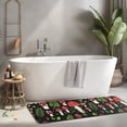 thumbnail image 2 of Red Mushroom Leaf Black Pattern Kitchen Rug Mat,Kitchen Runner Rugs Non Skid Washable,Decorative Kitchen Floor Mats for Kitchen,Sink,Laundry,17"x47.2", 2 of 7
