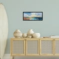 thumbnail image 3 of Stupell Industries Seaside Sunset Abstract Landscape Painting Black Framed Art Print Wall Art, 24 x 10, 3 of 10