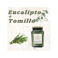 thumbnail image 4 of Velas Aromáticas Decorativas Premium, Eucalipto y Tomillo, Vela Grande 450g 16oz, Velas de Aromaterapia, Perfume de Larga Duración 90 hrs, Frescura Herbal y Aromas Intensos, 4 of 5