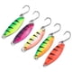 thumbnail image 5 of Señuelos duros de metal NikouMX 5 piezas de colores de trucha Walleye cebo de cuchara, 5 of 8