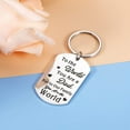 thumbnail image 5 of Miyuadkai Keychain Clearance Daughter Son Gives Father Dad Gift Stainless Steel Keychain on Sale Jewelry Silver, 5 of 5