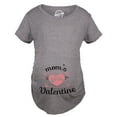 thumbnail image 2 of Maternity Moms Little Valentines Day Cute Announcement Baby Pregnancy T Shirt, 2 of 7