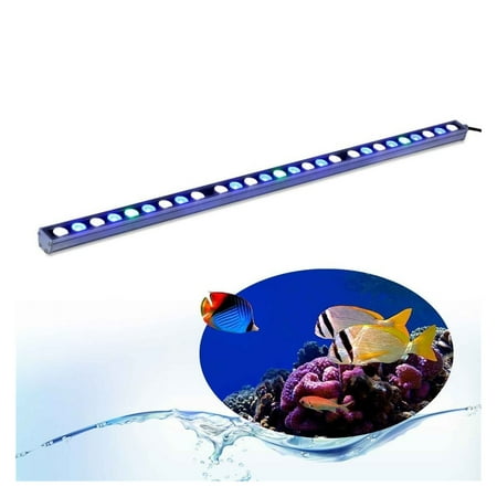 5pcs/lot 81W IP65 Waterproof LED Aquarium Light Bar Hard Strip Lamp For Reef Coral Growth/plant Freshwater Fish Tank Lighting Easy to Install