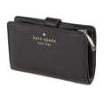 thumbnail image 1 of Kate Spade New York Staci Medium Compact Bifold Wallet Saffiano Black, 1 of 2