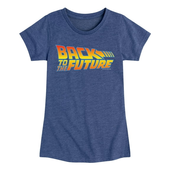 Back To The Future - Original Movie Logo - Toddler & Youth Girls Short Sleeve Graphic T-Shirt