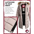 thumbnail image 4 of CANADA WEATHER GEAR Women's Winter Jacket - Heavyweight Long Length Bubble Puffer Parka (S-3X), 4 of 7