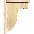 thumbnail image 3 of 8"W x 14"D x 18"H Del Monte Rough Sawn Corbel w/Backplate, Douglas Fir, 3 of 9
