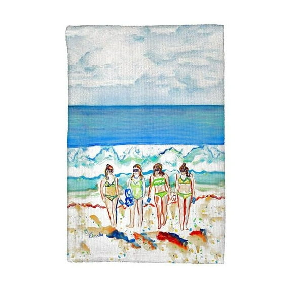 Betsy Drake The Girls Walking Kitchen Towel