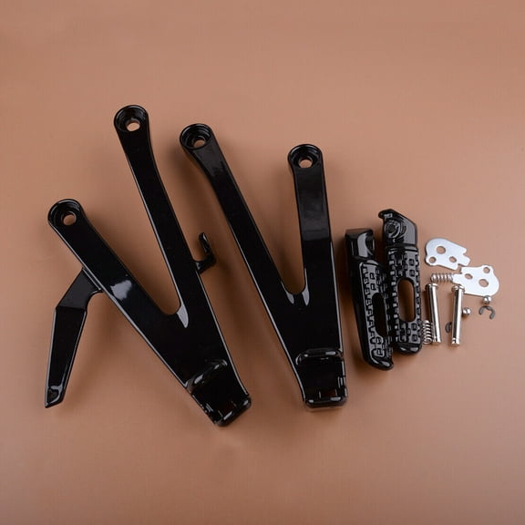 Rear Bracket Foot Pegs Footrest Set Fit for Honda CBR600RR 2007-2023