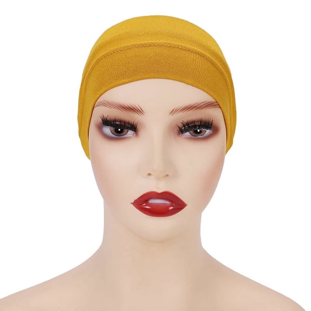 Gorra cilíndrica monocromática modal, gorra de base, gorra de cuello de mujer de algodón mercerizado de alta elasticidad