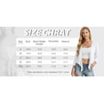 thumbnail image 5 of Cueply Women's 3/4 Sleeve Tie Front Cardigan Shrug Bolero Lightweight Top Summer Casual Short Shawl, 5 of 7