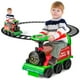 thumbnail image 1 of Costway Tren eléctrico de 6V para niños, juguete de tren motorizado con pista y 6 ruedas, color verde, 1 of 4