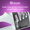 thumbnail image 3 of Nevlers 4-in-1 White Knife Sharpener- Polishes & Repairs Most Knives, 3 of 9