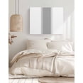 thumbnail image 3 of Gray Solid Color Texture Wall Art for Living Room, Canvas Picture Wall Decor for Bathroom Bedroom, Simple Grey Stripes Painting Artwork for Office Kitchen Hallway Dining Room Home Decorations 16"x20", 3 of 8