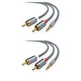 thumbnail image 3 of Methold RCA Cable de Audio Jack 3,5 a 2 RCA Cable 3,5mm Jack a 2RCA Splitter Cable para TV PC amplificadores DVD Cable de altavoz Type3 NO3, 3 of 5