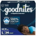 thumbnail image 3 of Goodnites Boys Nighttime Bedwetting Underwear, L (68-95 lbs), 34 Count (Select for More), 3 of 15
