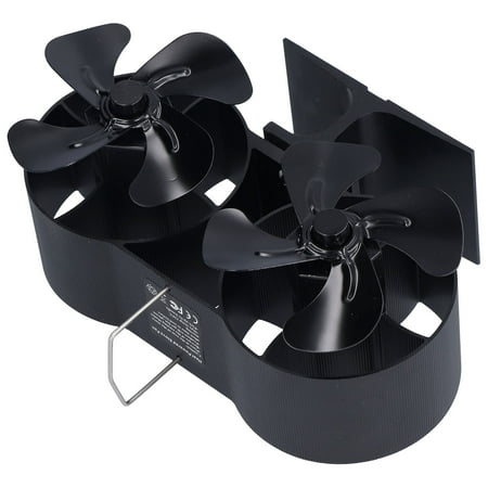

Stove Fan Efficient Heats Distribution Mini Low Consumption Quiet Dual Head Fireplace Fans For Wood