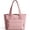 Dark Pink, variant on BAGSMART Tote Bag for Women, Lightweight Shoulder Bag with Compartments Puffy Handbag for Travel, Work, Beach, Gym, Shop, Pink