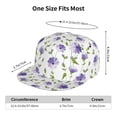 thumbnail image 6 of Balery Baseball Cap Flat Bill Hats for Men Adjustable Size for Running Workouts and Outdoor Activities All Seasons Dad Hat(Purple Chicory ), 6 of 9