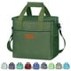 thumbnail image 1 of Bolsa térmica Iknoe, grande, 29 x 17 x 30 cm, 24 latas, militar, 1 of 5