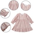 thumbnail image 3 of MXIEZI 18 Months-6 Years Girl's Casual Dress Toddler Kids Long Sleeve Dresses Baby Spring Fall Crewneck Sundress for Girls, 3 of 9
