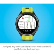 Garmin Forerunner 965 Running Smartwatch, Amp Yellow and Black
