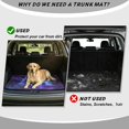 thumbnail image 4 of FOR U DESIGNS Galaxy Wolf Butterfly Print Trunk Cargo Liner Easy to Clean Cargo Liner for Pets Dogs Non-Slip Car Trunk Mat Durable Vehicle Interior Accessories for Truck Sedan SUV, 4 of 7