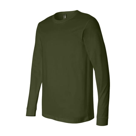 BELLA + CANVAS - Unisex Jersey Long Sleeve Tee - 3501 - Olive -