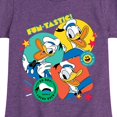 thumbnail image 3 of Disney - Donald Duck Sticker Look - Toddler & Youth Girls Short Sleeve Graphic T-Shirt, 3 of 5