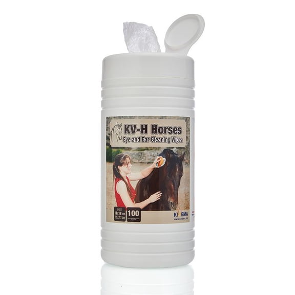 Horses Cleaning Gentle Wipes 100 Wipes/Jar