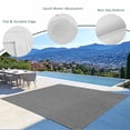 thumbnail image 4 of Fsddascl Vintage Dark Gray Outdoor Rug for Patio/Deck, Non-Slip Large Area Rug 6 x 9 Ft, Farmhouse Retro Solid Color Linen Texture Indoor Outdoor Rugs Washable Area Rugs, Camping Rug Carpet Runner, 4 of 9