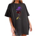 thumbnail image 1 of Camiseta de mujer Camisetas de Halloween Camiseta divertida de manga corta Camiseta estampada Tops Blusa Regalo para mujer Fridja zx1588, 1 of 9