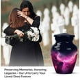 thumbnail image 4 of JAGASY Pink Urn for Ashes Adult Male - Black Small Urns for Human Ashes Keepsake - Cosmic Decorative Tiny Urn for Mom & Dad - Pink Galaxy Clouds Cremation Urns - (3 Inch), 4 of 7