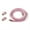 Pink, variant on lulshou Color Metal Capsule Shoelace Child Adult Tying-Free Elastic Shoelaces