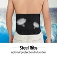 thumbnail image 4 of Unisex Adult Waist Protective Support Breathable Protector Guard Brace (Black XL), 4 of 8