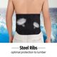 thumbnail image 4 of Soporte protector de cintura unisex para adultos Protector transpirable Brace (Negro L), 4 of 8