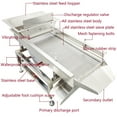 thumbnail image 2 of Electric Linear Sifter Machine Stainless Steel Straight Vibrating Screen 1 Layer 2mm Screen 2 Motor, 2 of 13