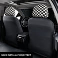 thumbnail image 2 of Goofa Black and White Checkerboard Pattern 2 PCS Car Headrest Cover, Headrest Protector,Universal Interior Car Accessories, 2 of 6