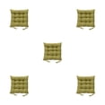 thumbnail image 1 of Naiovety Cojín de asiento de lino, reemplazo cuadrado de algodón PP, Color sólido, sillón de oficina que no se desvanece, silla de Type2 NO2, 1 of 6