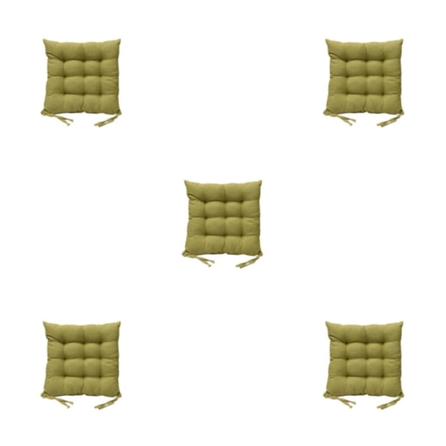 Naiovety Cojín de asiento de lino, reemplazo cuadrado de algodón PP, Color sólido, sillón de oficina que no se desvanece, silla de Type2 NO2