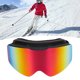 thumbnail image 4 of Gafas De Nieve, Gafas De Esquí, Superficie Esférica Antivaho, Lente De Doble Capa Ajustable De Alta Resistencia, A Prueba De Rayos UV Para Exteriores ANGGREK Lente rojo arena negra, 4 of 8