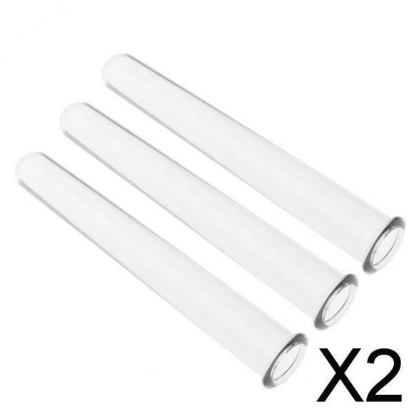 2x 3 Unids de Piso de Plástico de Plástico de Tubo de Cóctel de Cócteles de Suministros de Productos de Plástico 2 piezas