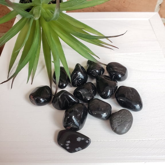 Black Onyx Tumbled 1-Inch