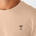 thumbnail image 5 of Dalix Espresso Martini Midweight Soft Tee Short Sleeve Cotton Shirt Summer Mens in Sand 3XL XXX-Large, 5 of 5