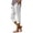 White, variant on Dagugfen Cotton Linen Capris for Women with Pockets Straight Leg Drawstring Elastic Waist Capri Pants Lightweight Casual Beach Pants